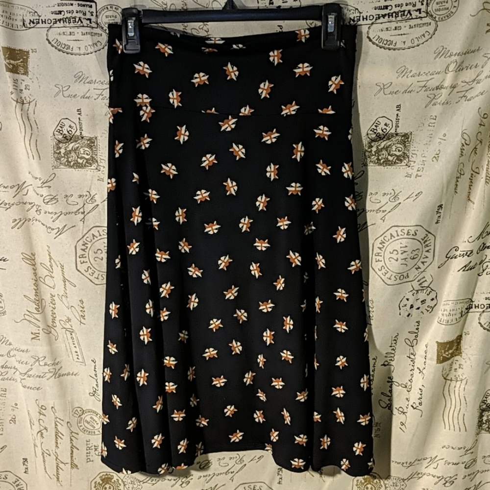 Fox Print Skirt (LulaRoe)